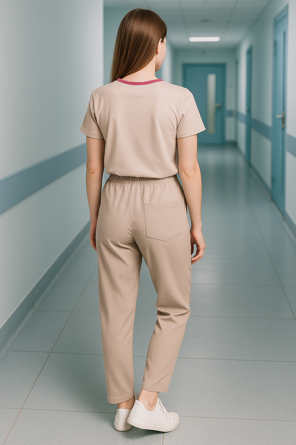 Костюм Lycra Dr.Greys с вышивкой NEW Кремовый (Krem) XXL